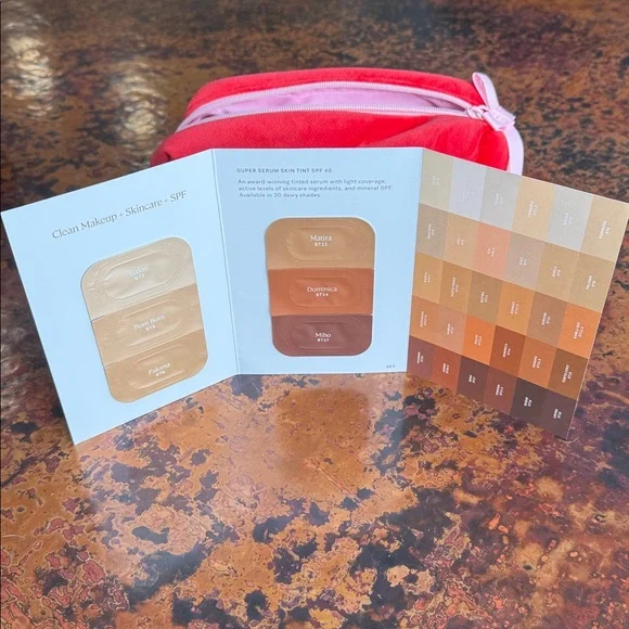 Cetaphil Cleanser Travel & 25 Various Skin Body Hair Makeup Samples Red/Pink Bag - Picture 12 of 16